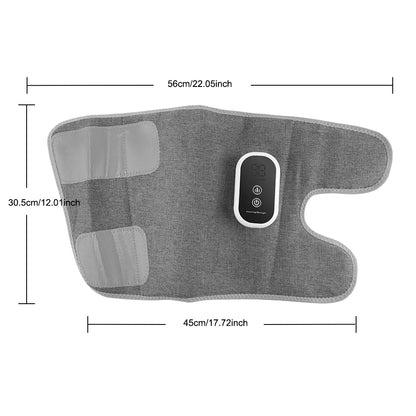 Wireless Air Compression Calf Massager – 3-Heat & 3-Mode Electric Leg Wrap