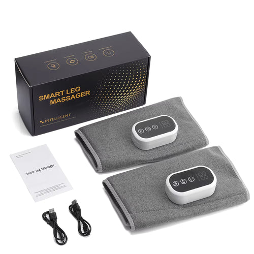 Wireless Air Compression Calf Massager – 3-Heat & 3-Mode Electric Leg Wrap